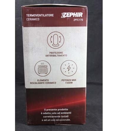 Termoventilatore ceramico oscillante - ZEPHIR