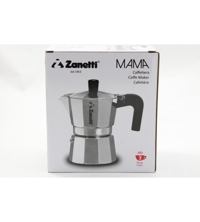 ZANETTI MAMA CAFFETTIERA 3 TAZZE ALLUMINIO