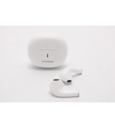 FINEBLUE M5 TWS WIRELESS HEADSET AURICOLARI BLUETOOTH BIANCHI