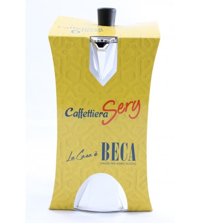 SERY BECA ART.77195 CAFFETTIERA 6 TAZZE ALLUMINIO